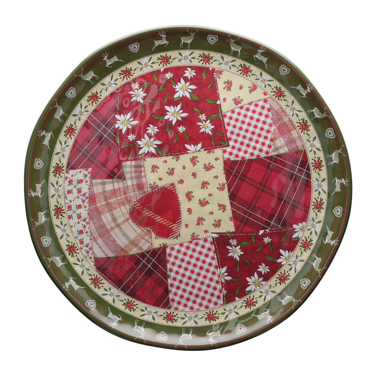 ALPINE LIFE Round Platter ? 42 cm; H 2 cm in Gift Box