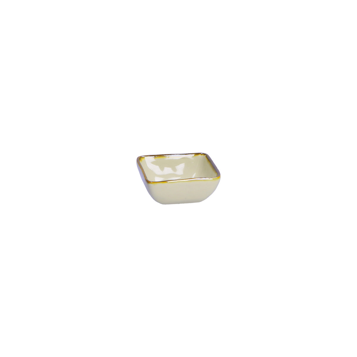 CONCERTO (Ivory) AVORIO Square Tiny Bowl 8 Cm
