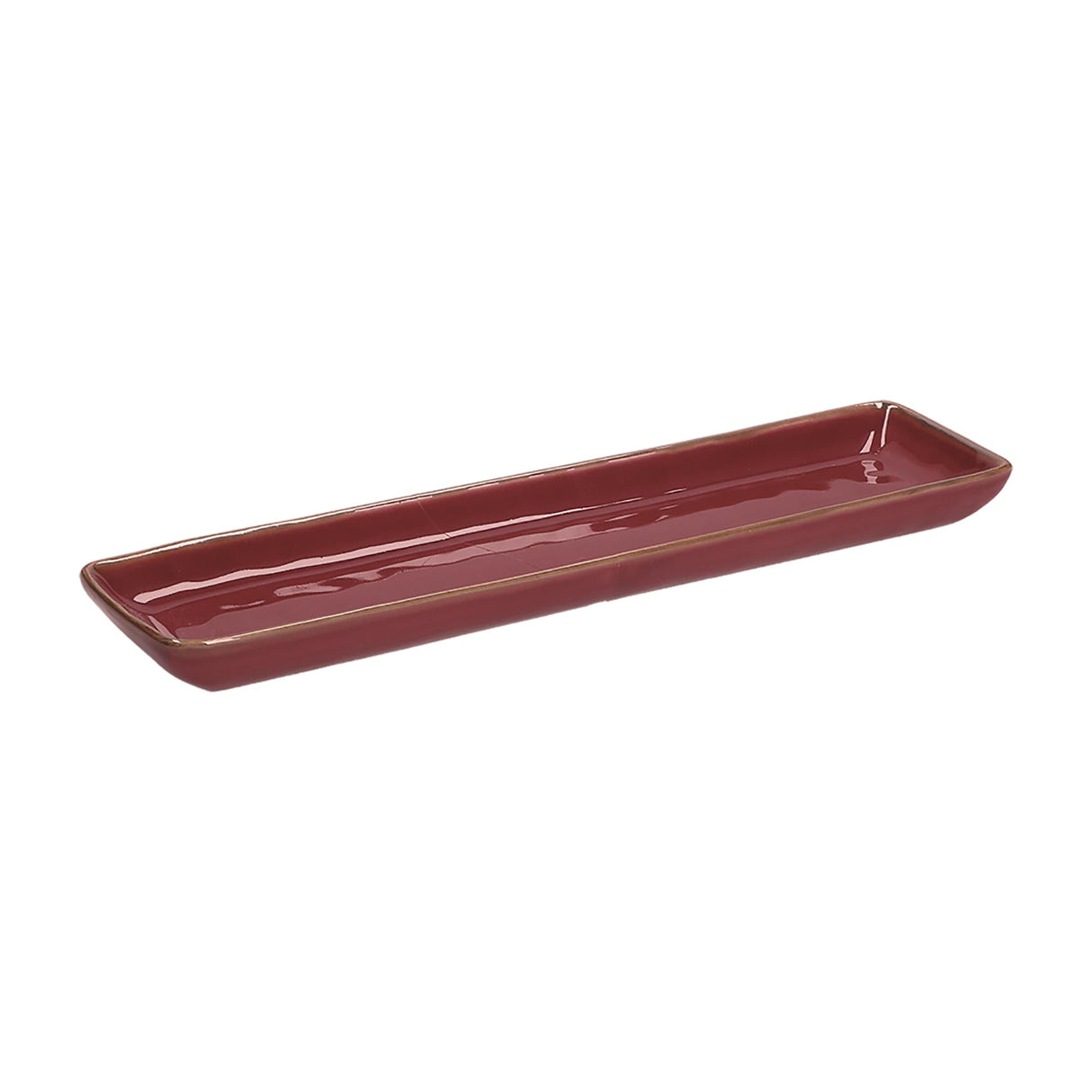 CONCERTO (Red) ROSSO MALAGA Rectangular Tray 32X8 Cm