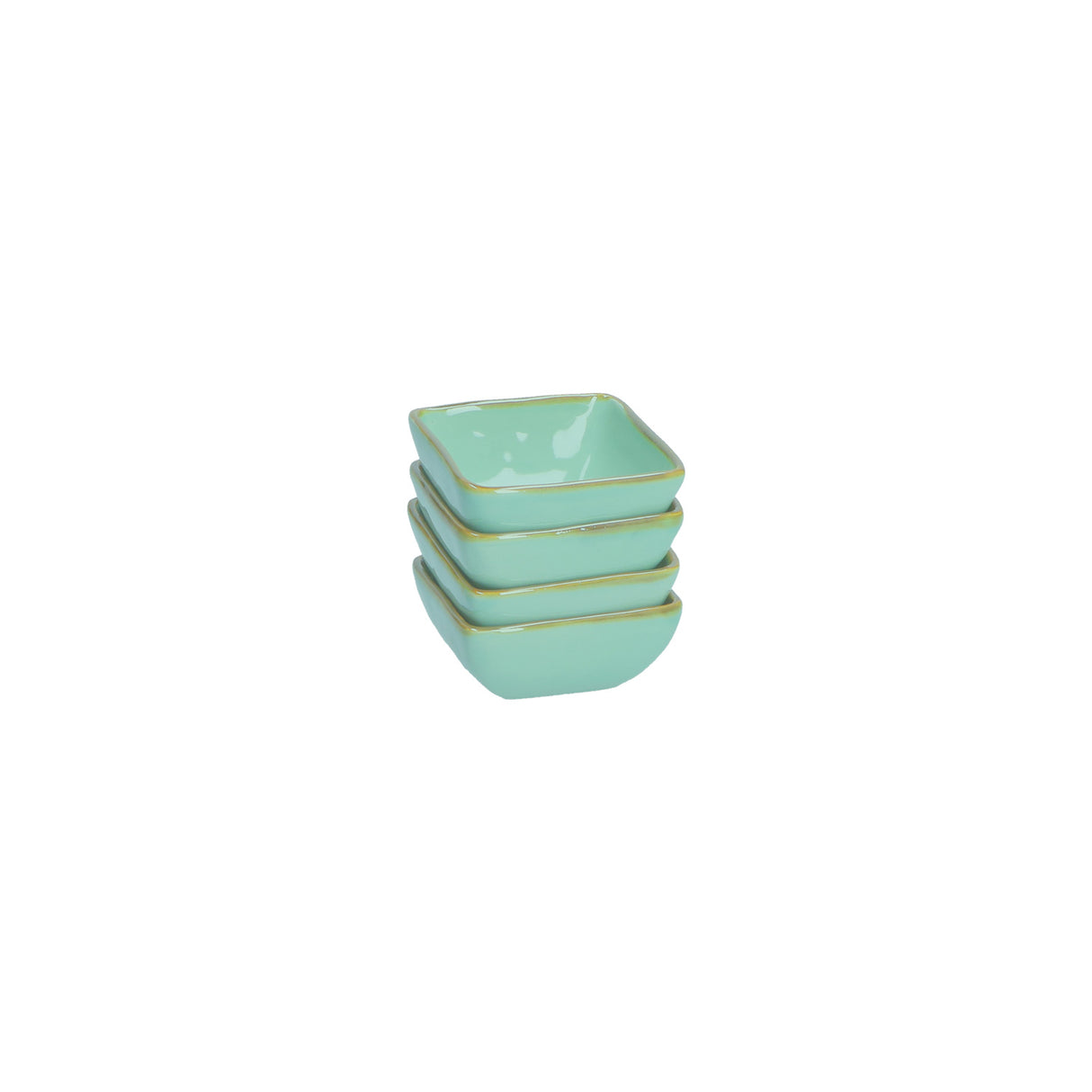 CONCERTO (Tiffany Green) VERDE ACQUA Square Tiny Bowl 8 Cm