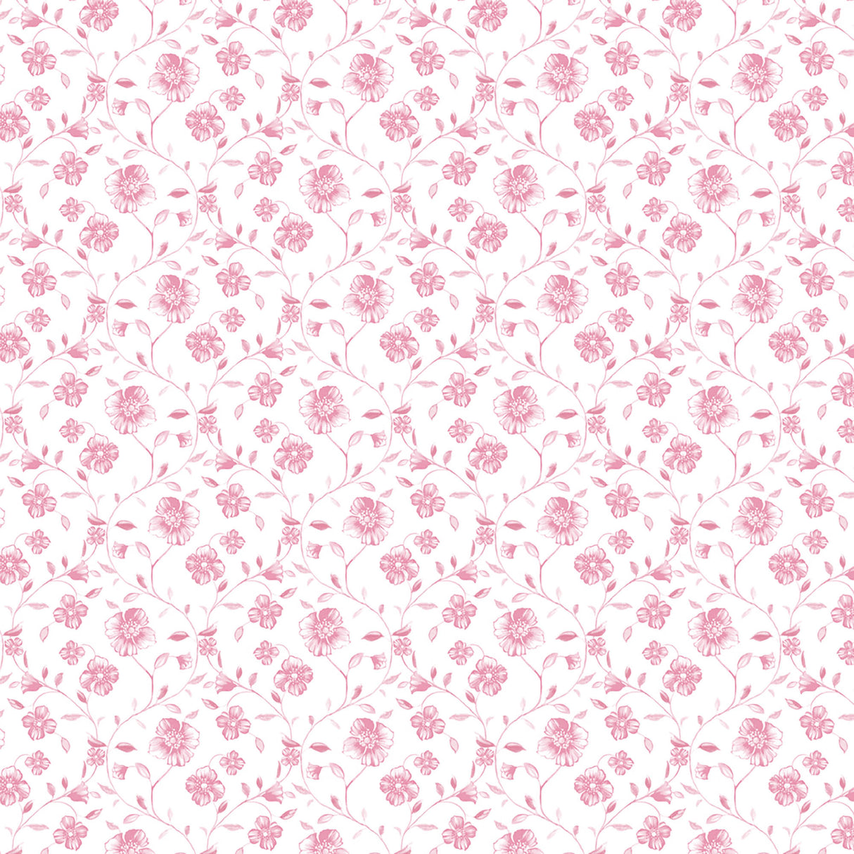 Mayflower Pink 20 Napkins 38X38 Flowers Full