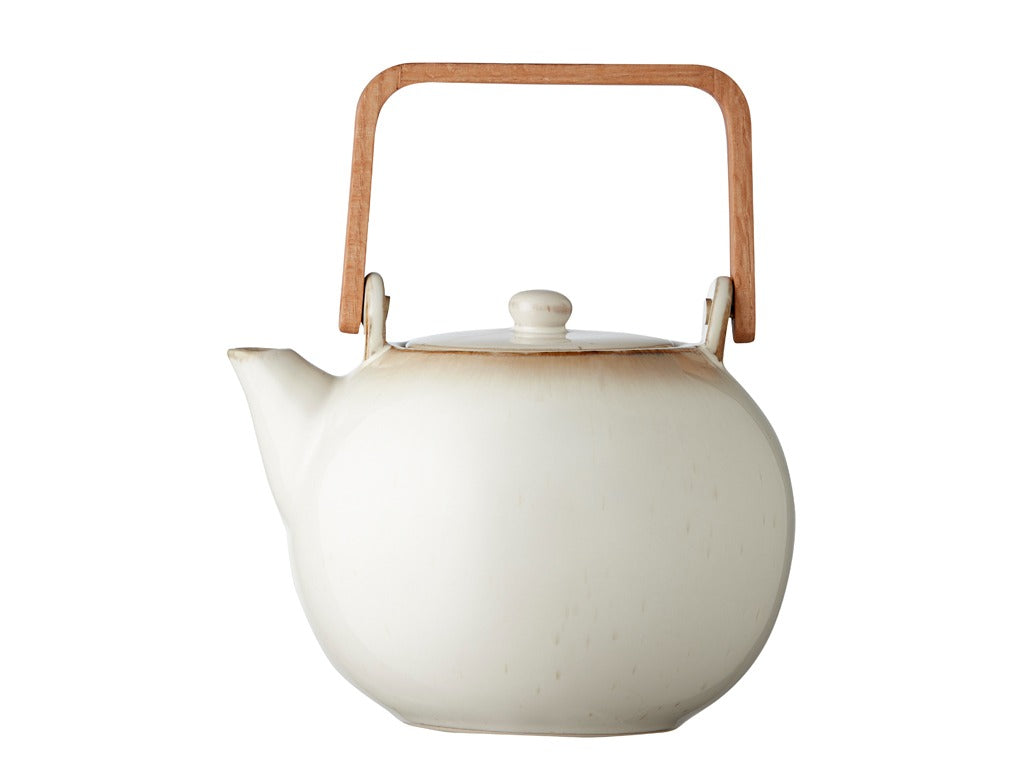 Tea pot w. tea strainer 1.2L Cream BITZ
