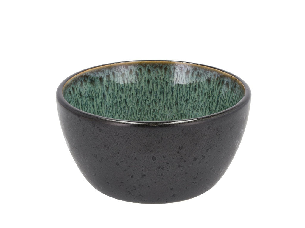 Bowl 12cm black/green BITZ