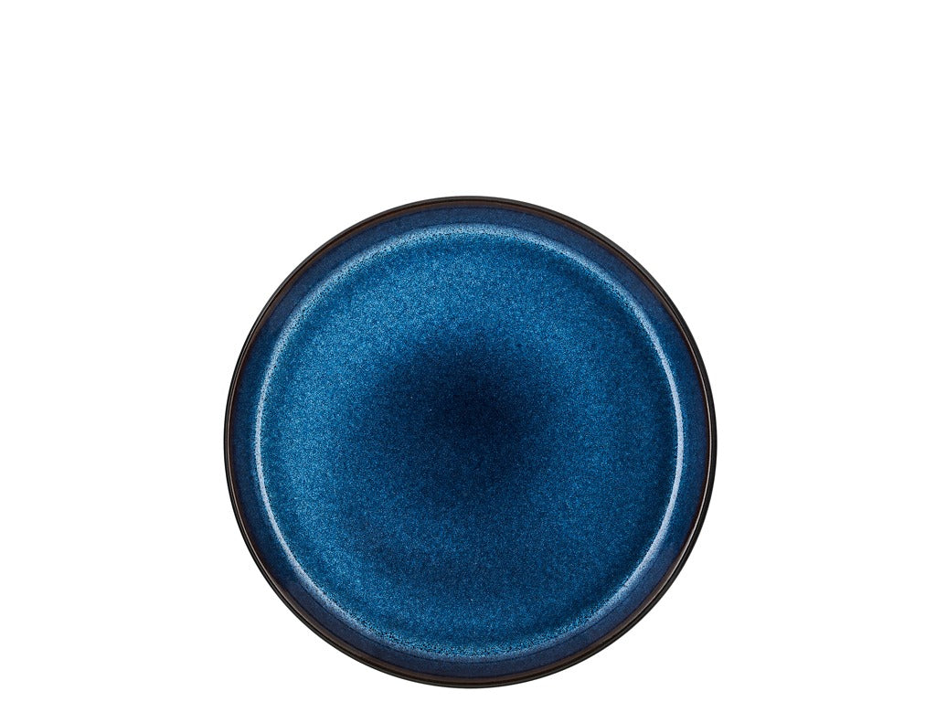 Plate Gastro 21cm Black/Dark Blue BITZ