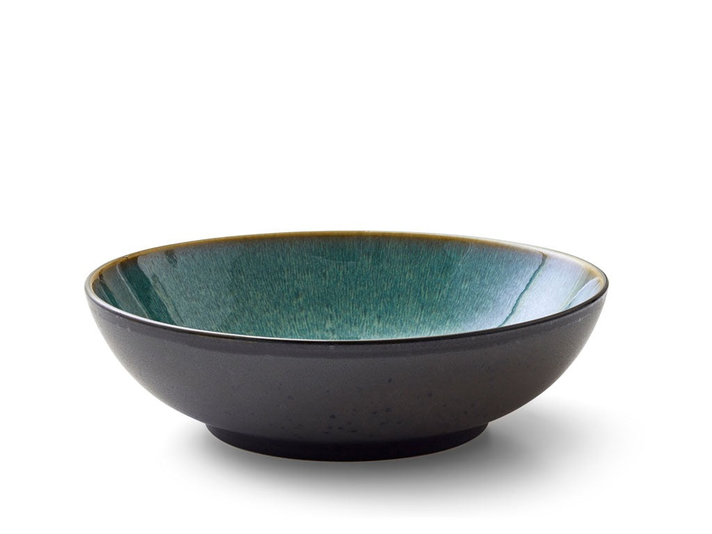 Salad bowl 24cm Black/Green BITZ