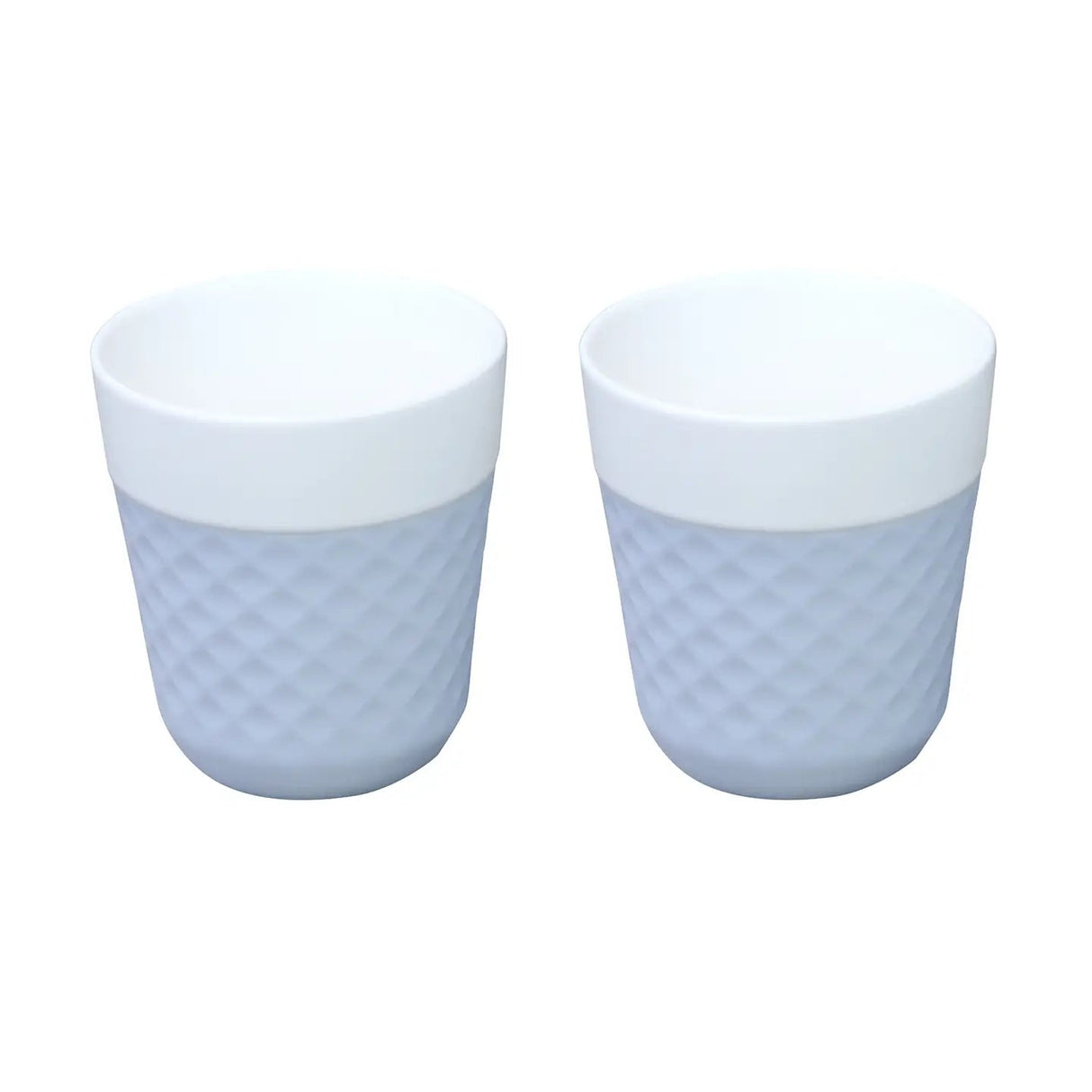 Lola 2 porcelaine tea cups - blue