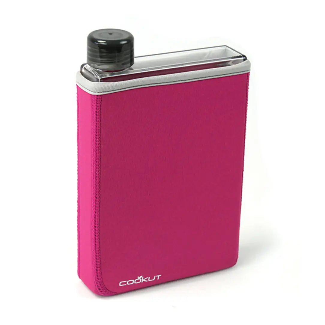Manta 40cl - Flat isotherm bottle  pink