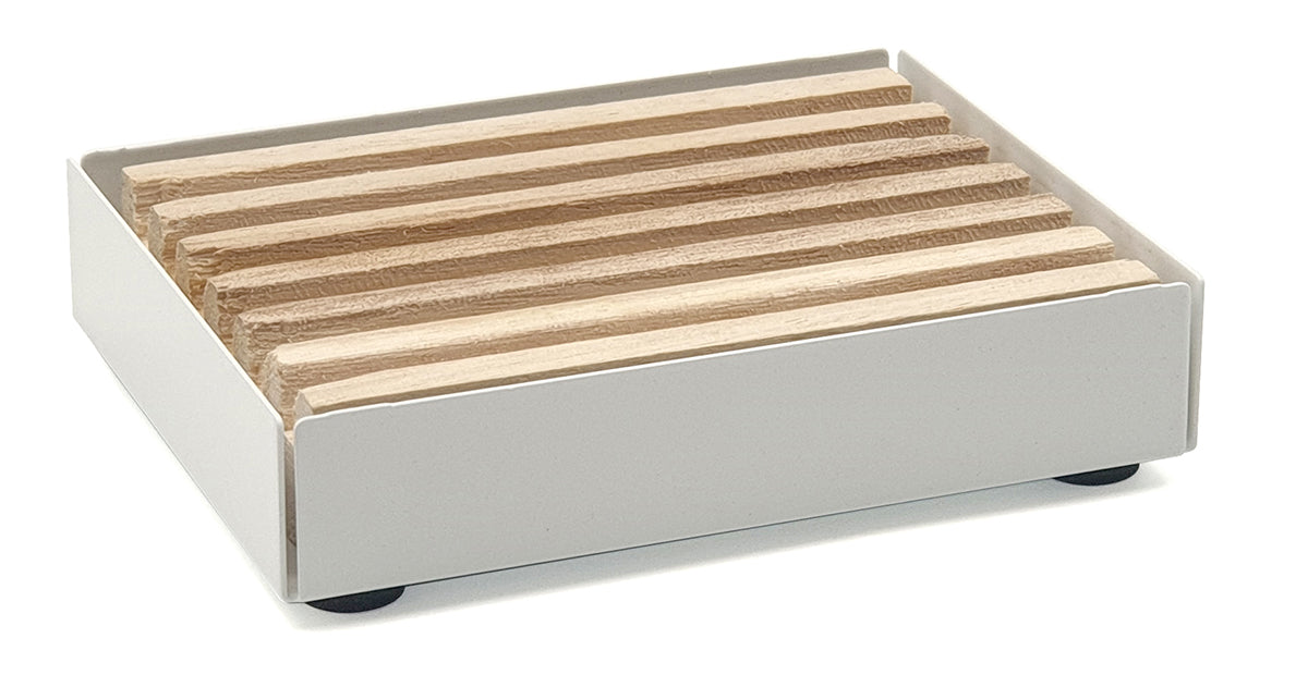 Wooden and Metal soap dish