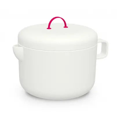 Promenade Porcelain tea pot + stainless steel strainer
