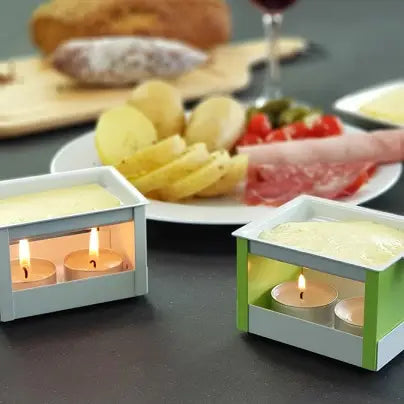YETI - Green individual raclette with candle