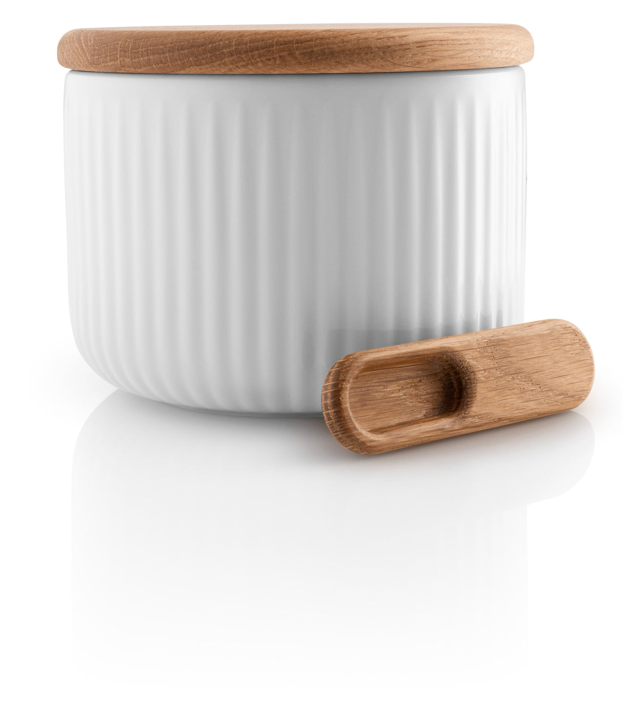 Eva Trio Legio Nova salt cellar with lid and spoon