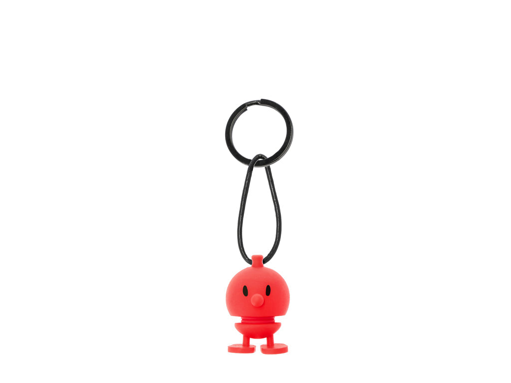 Hoptimist Silicone Keychain Bumble Red