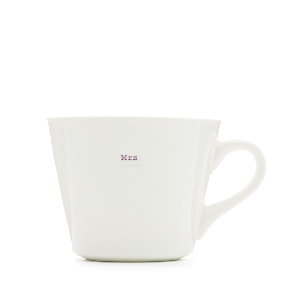 Keith Brymer Jones Bucket Mug Pair 350ml - Mr & Mrs