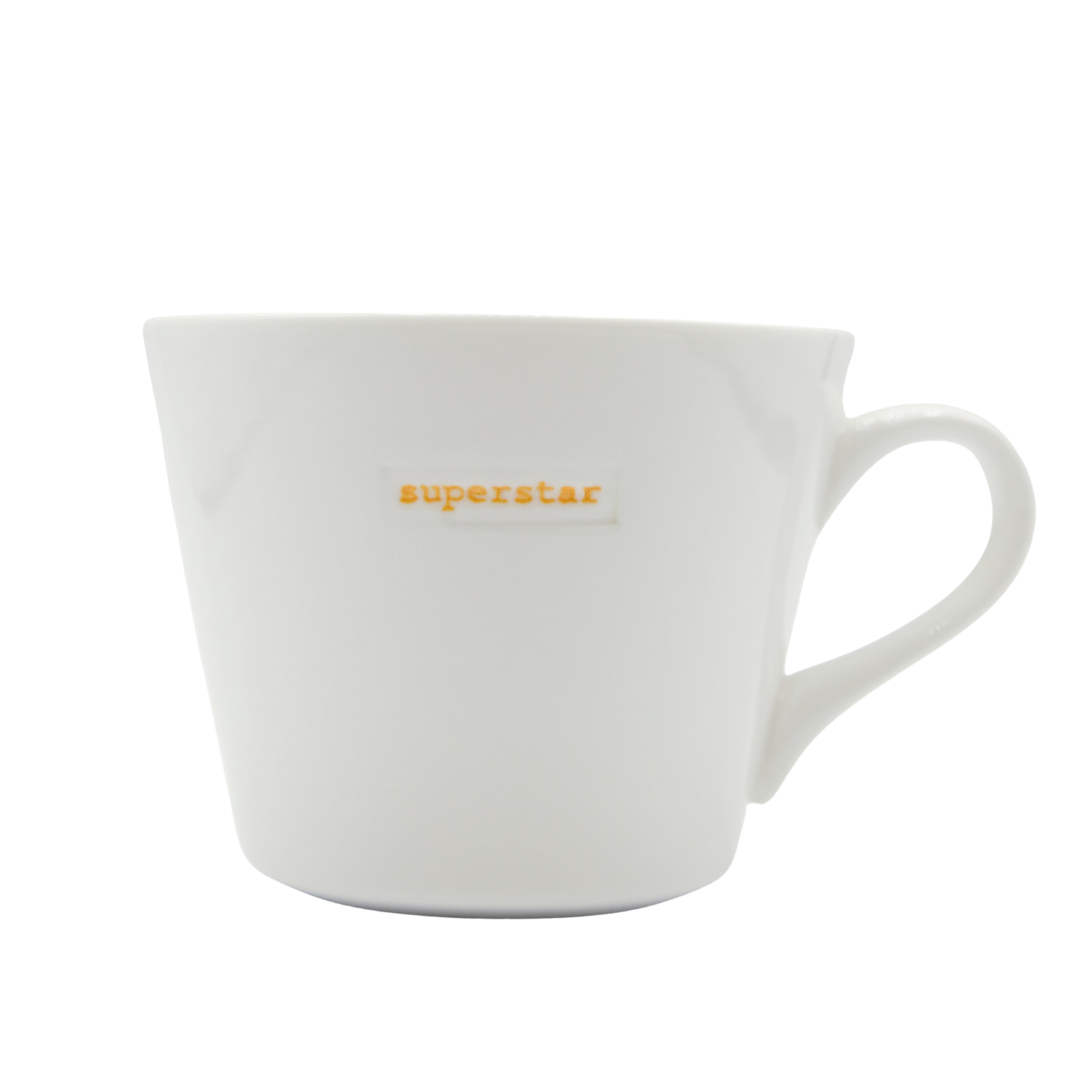 Keith Brymer Jones - Word Range - Standard Ceramic White Mug - GOAT - 350ml - Gift Boxed