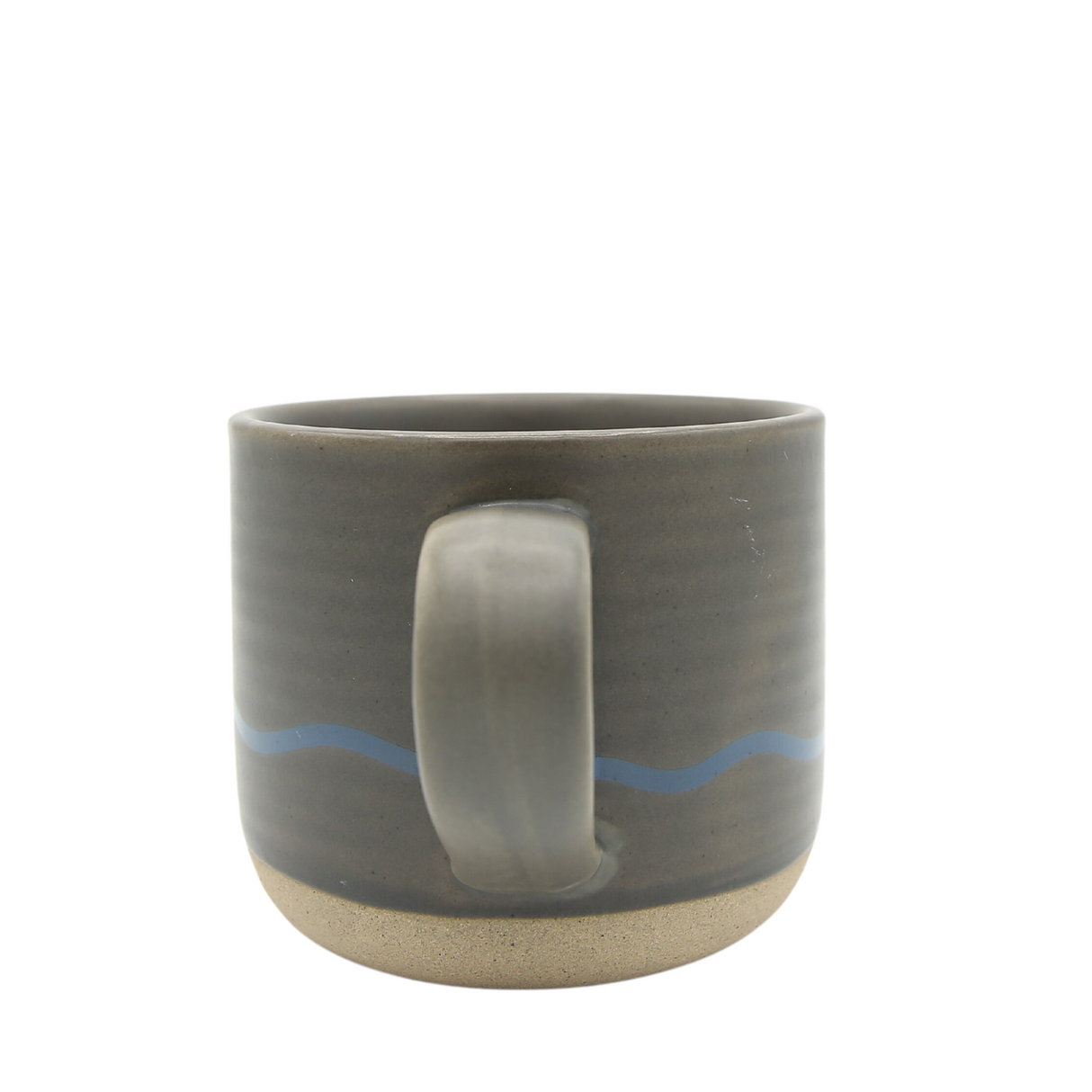 Keith Brymer Jones - Studio Range - Standard Ceramic White Mug - Slate & Blue - 350ml - Gift Boxed