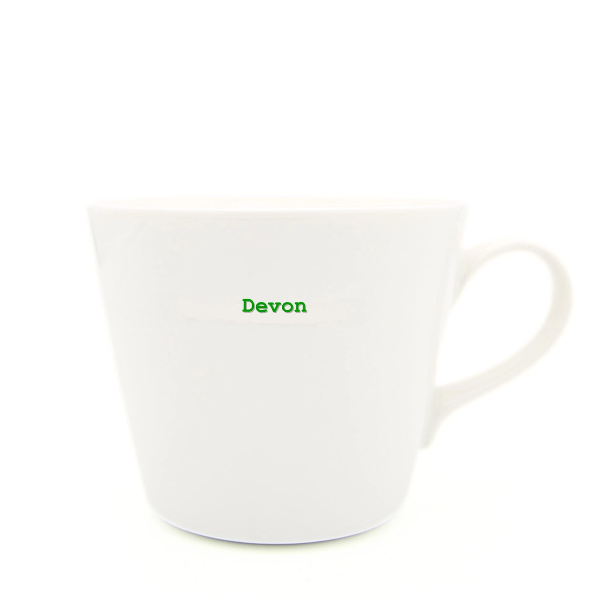 Keith Brymer Jones - Word Range - Standard Ceramic White Mug - Devon - 350ml - Gift Boxed