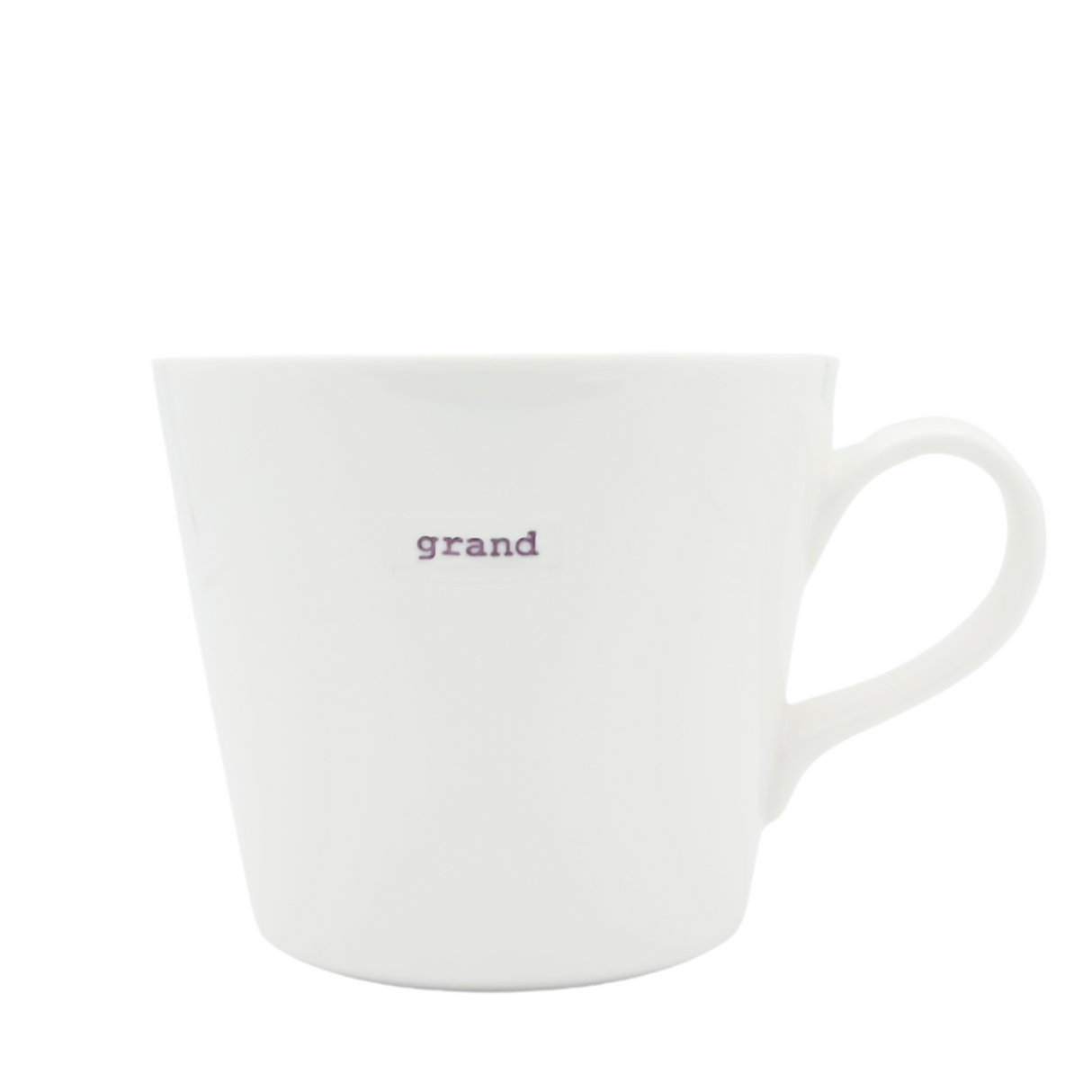 Keith Brymer Jones - Irish Word Range - Standard Ceramic White Mug - grand - 350ml - Gift Boxed