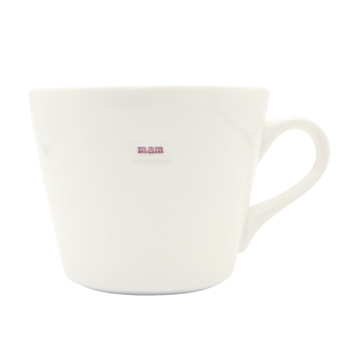 Keith Brymer Jones - Welsh/Cymraeg Word Range - Standard Ceramic White Mug - mam - 350ml - Gift Boxed