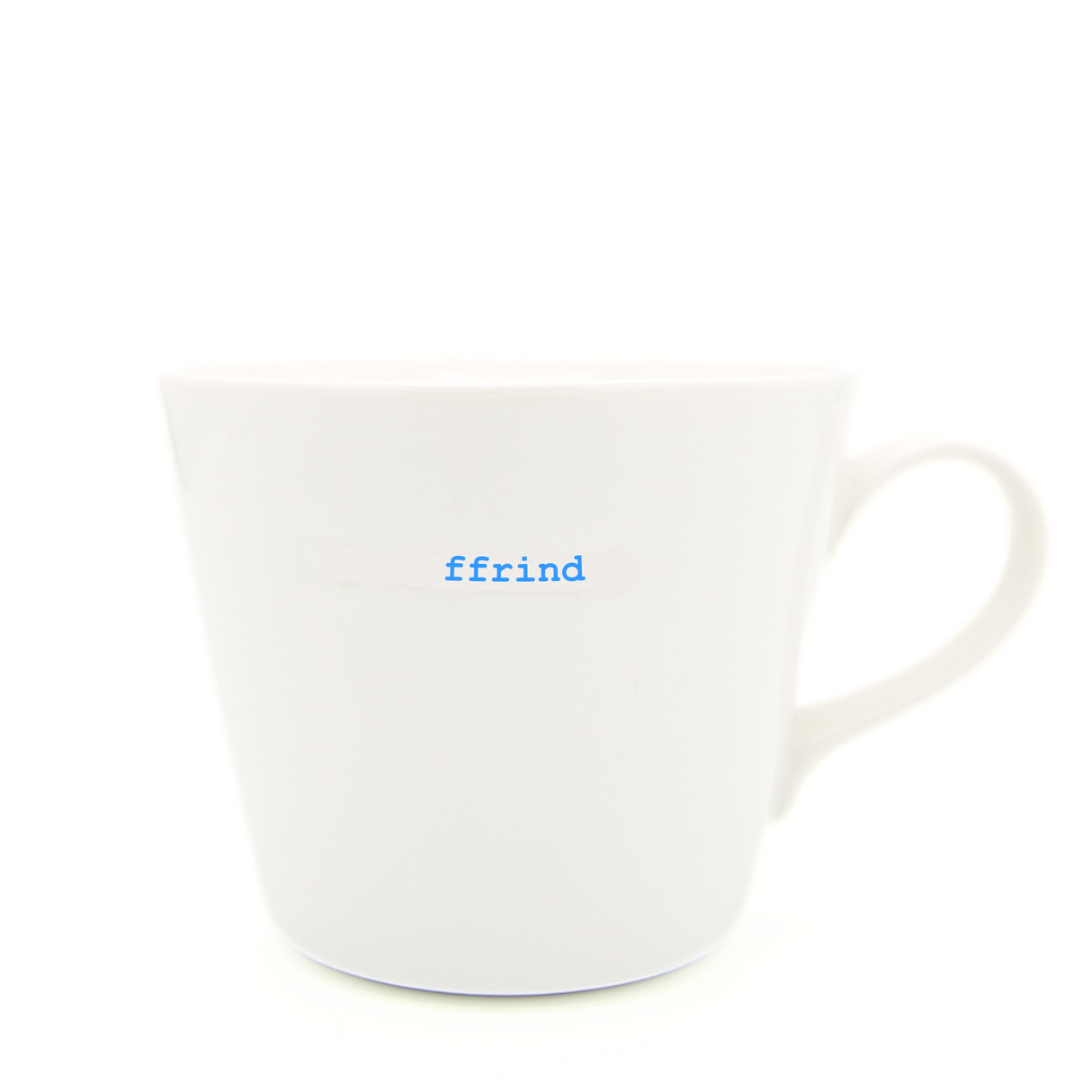 Keith Brymer Jones - Cymraeg\Welsh Word Range - Standard Ceramic White Mug - ffrind - 350ml - Gift Boxed