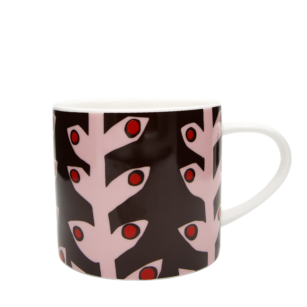 Kiran Ravilious - Keith Brymer Jones Collaboration Range - Medium Ceramic White Mug - Trad 2 - 325ml - Gift Boxed