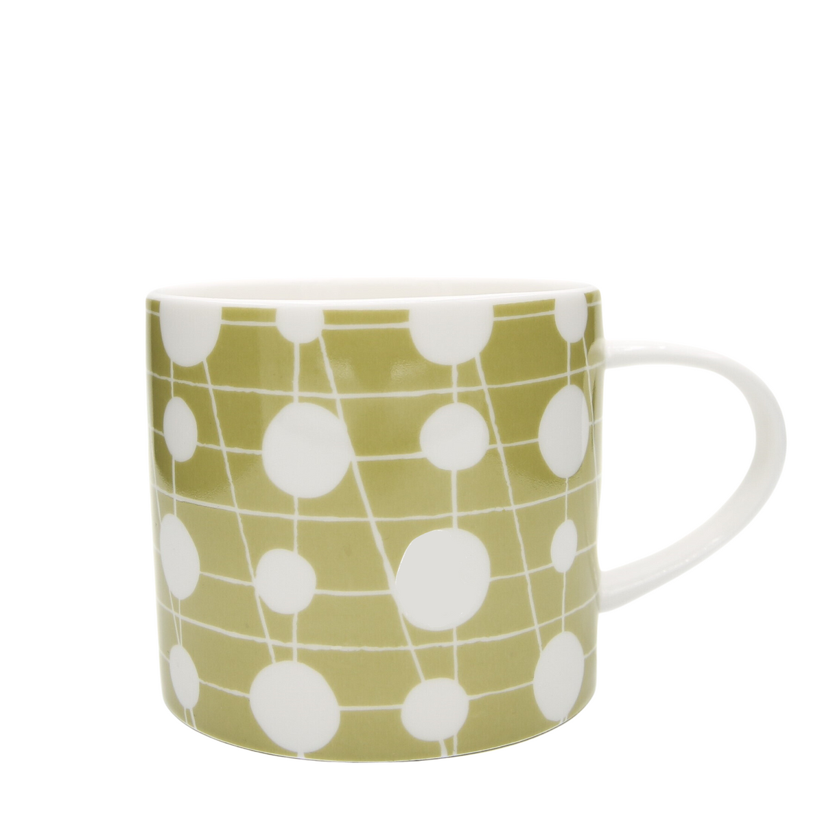 Mini Moderns - Keith Brymer Jones Collaboration Range - Medium Ceramic White Mug - Pavillion 4 - 325ml - Gift Boxed