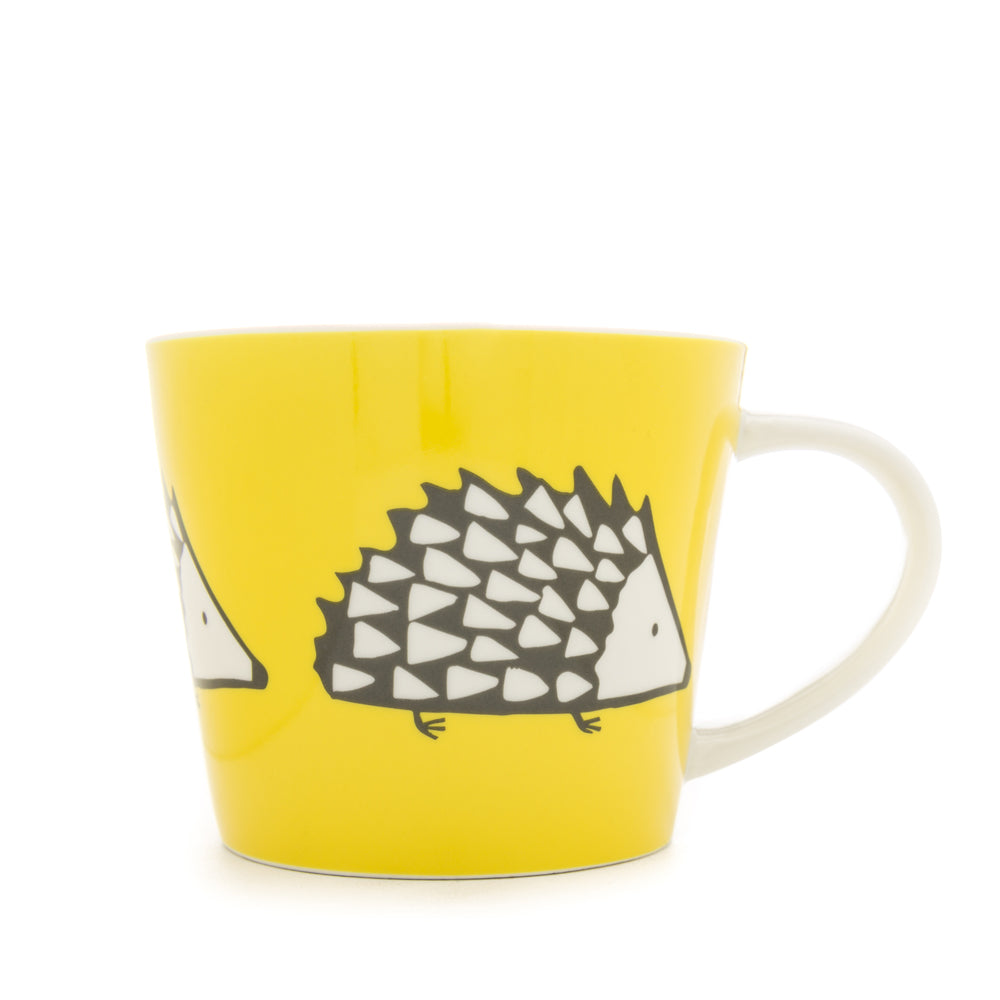 Keith Brymer Jones Collaboration Range - Scion Living Large Mug Spike Ceramic Mug - Yellow- Gift Boxed - 525ml