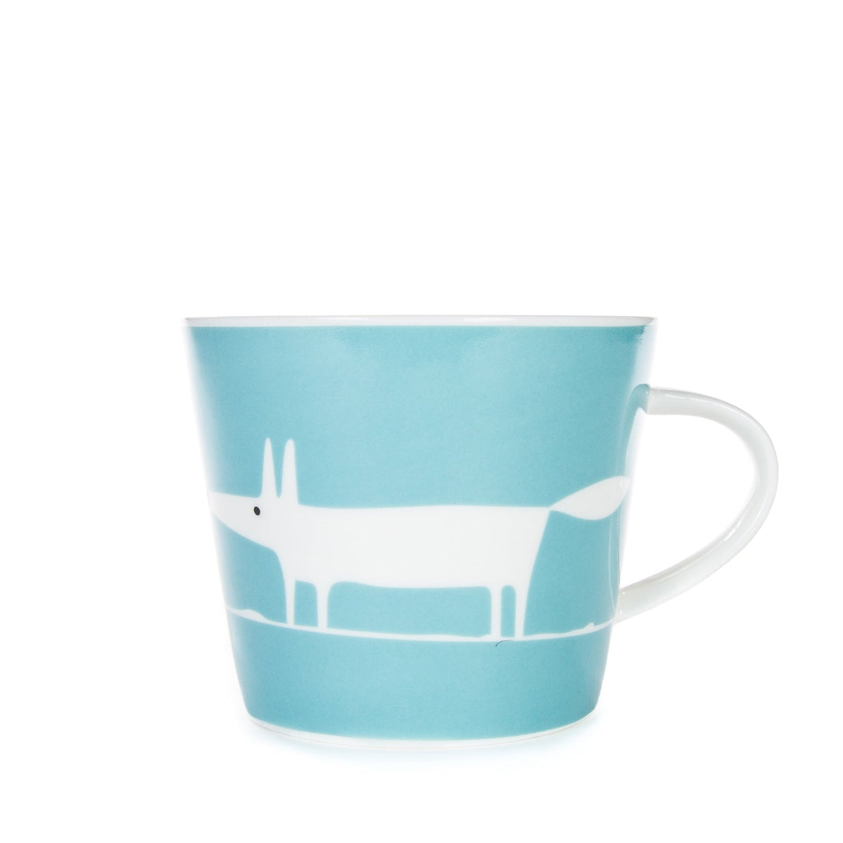 Scion Living - Keith Brymer Jones Collaboration Range - Mr Fox Ceramic Mug - Teal - 350ml