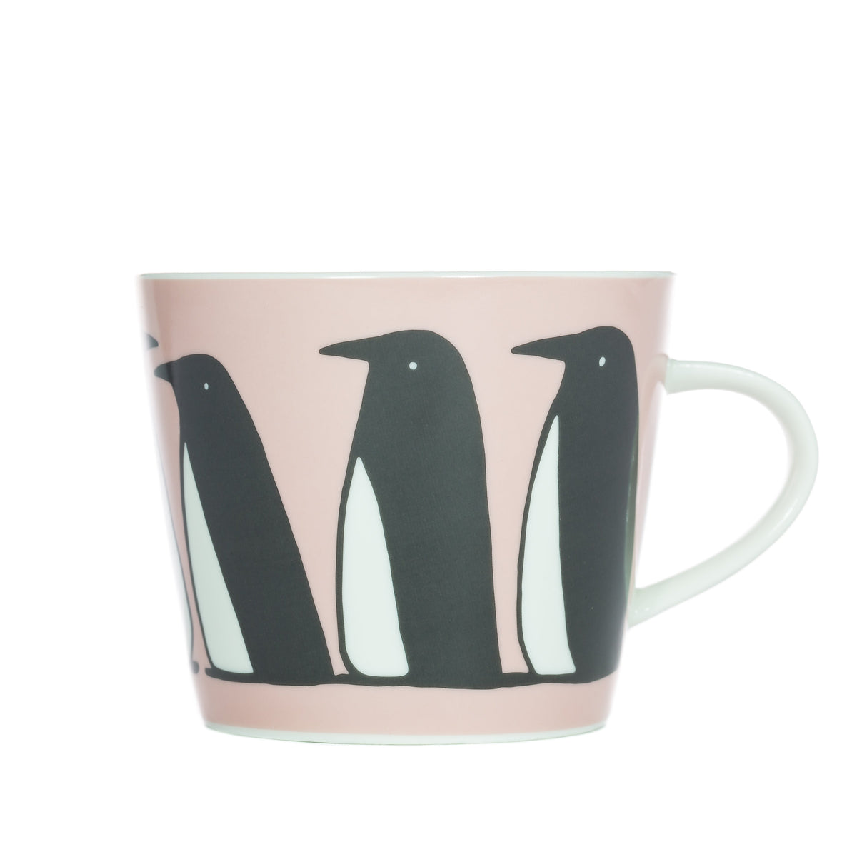 Scion Living - Keith Brymer Jones Collaboration Range - Pedro Penguin Ceramic Mug - Blush - 350ml