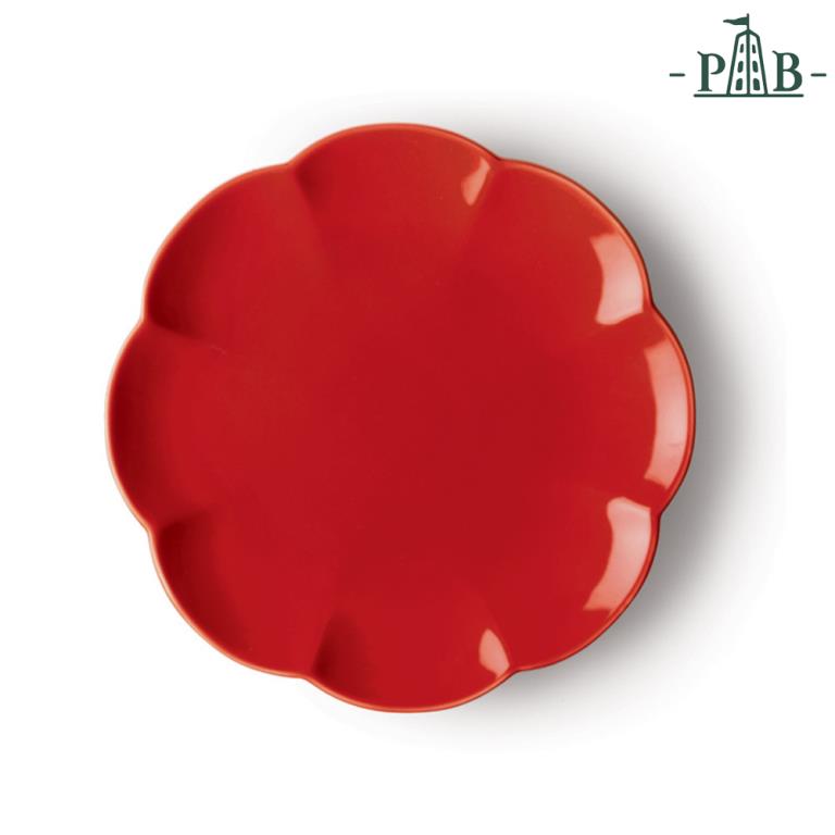 VILLADEIFIORI SALAD PLATE CM 23 RED