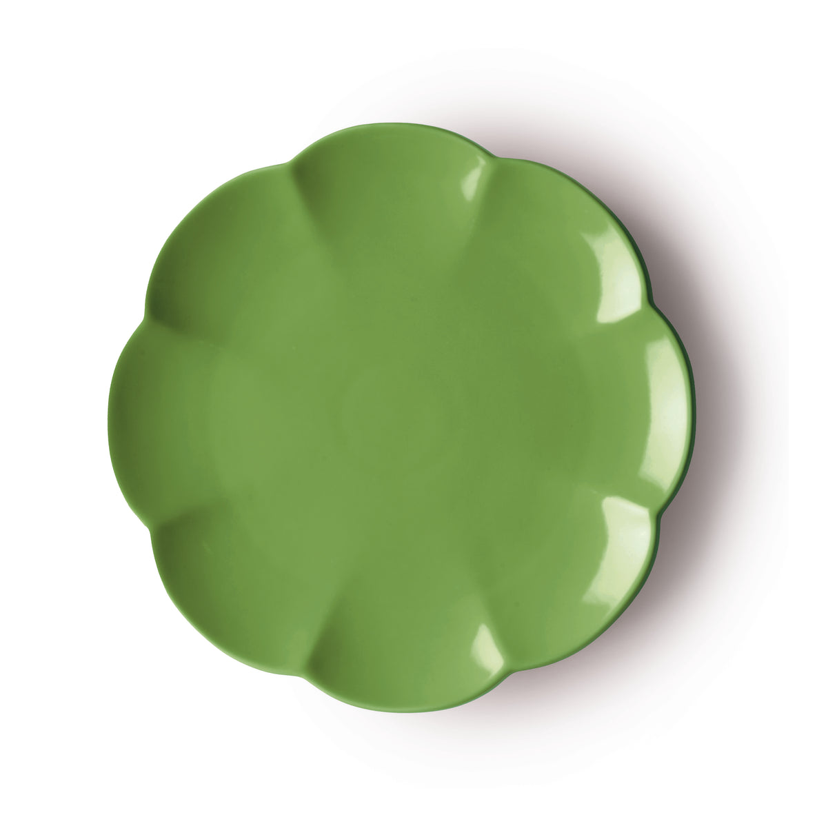 VILLADEIFIORI SALAD PLATE CM 23 GREEN