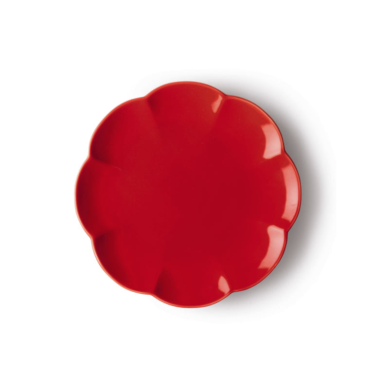 VILLADEIFIORI CAKE PLATE CM 19 RED