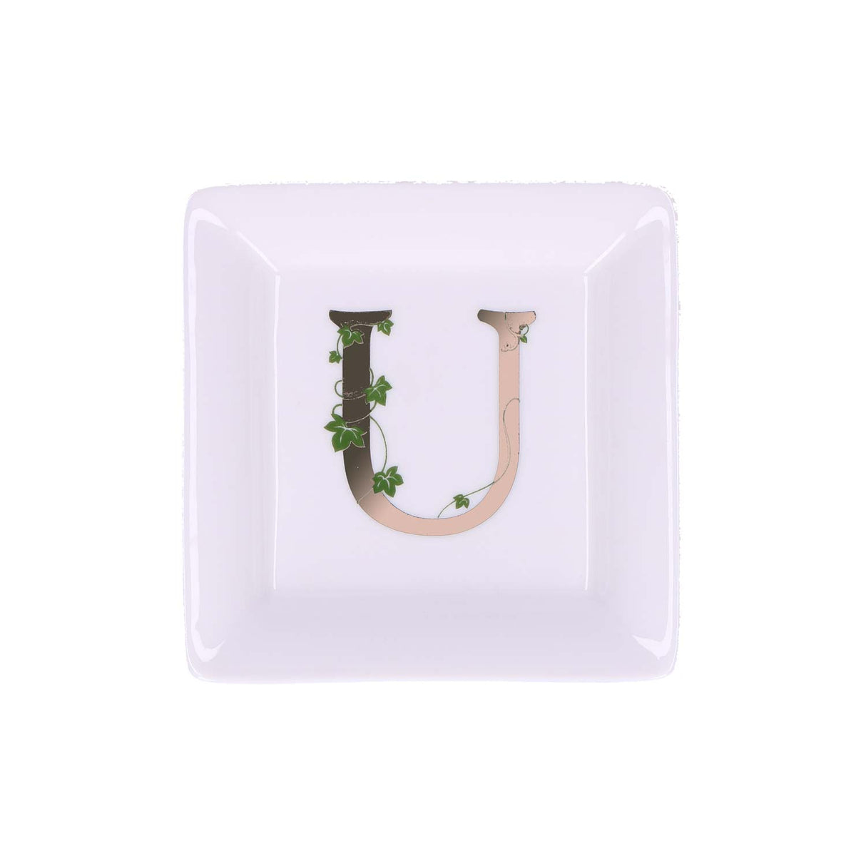ADORATO SQUARE PLATE 'U' 10X10 cm GB