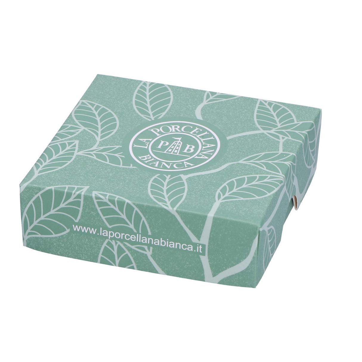 ADORATO SQUARE PLATE 'W' 10X10 cm GB