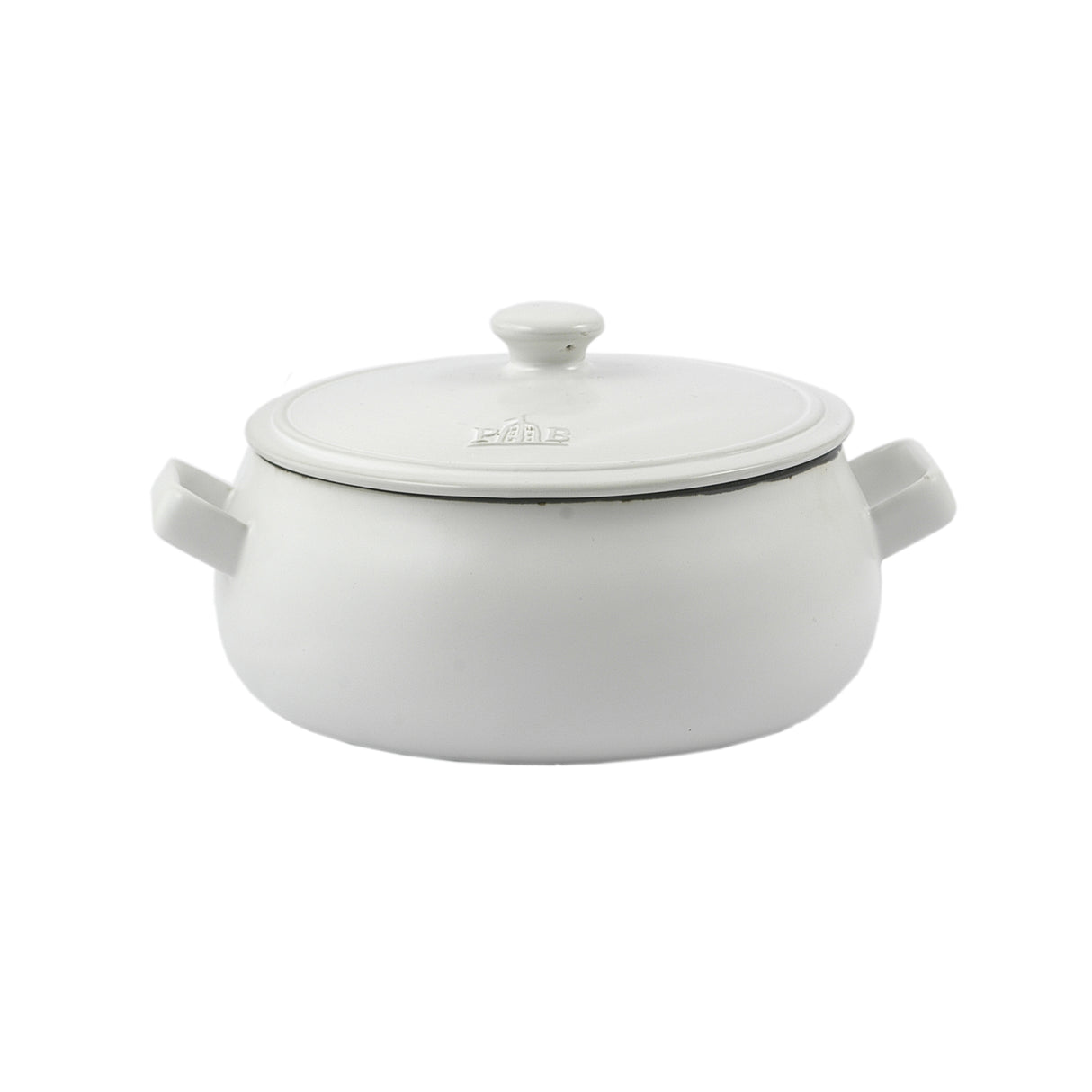 SAPORI CASSEROLE D22XH10 5 CM W/L WH. GB