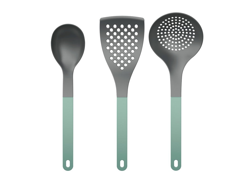 Kitchen utensil set 2 NEW Optima 3 pcs Nordic green Nylon