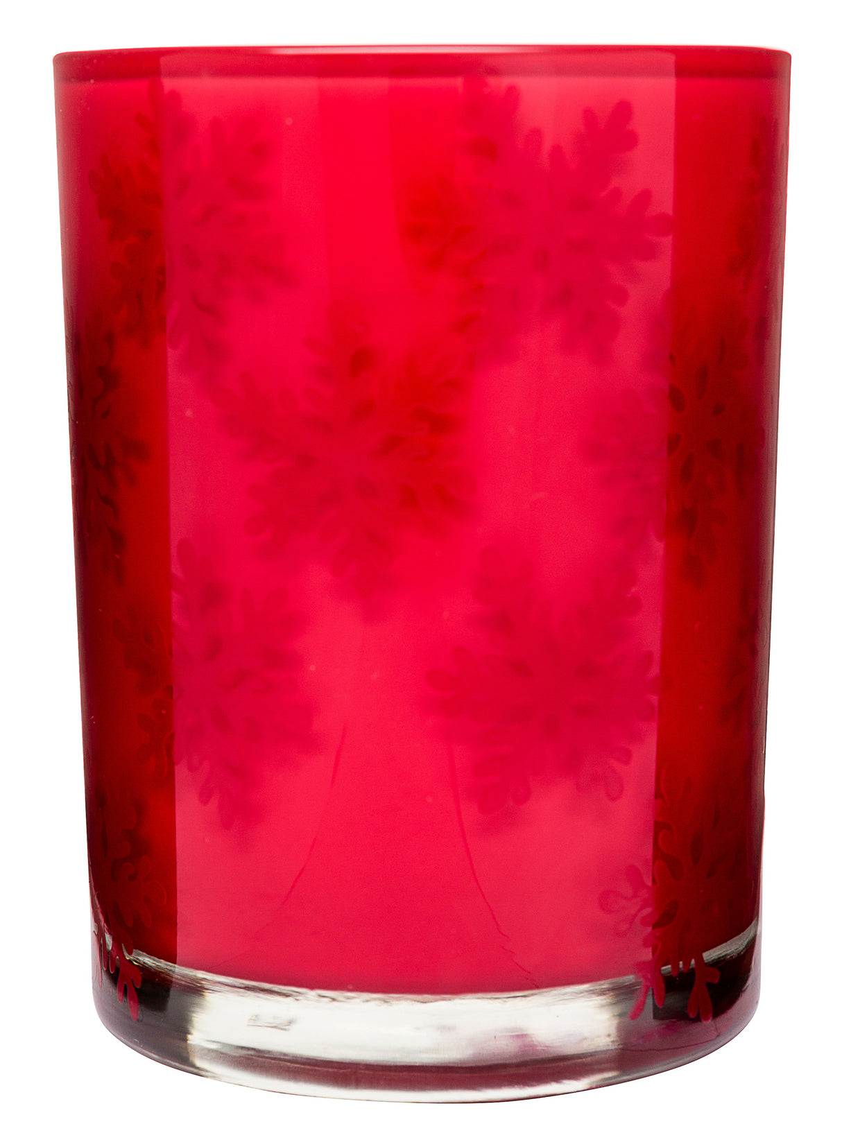 Winter scent candle cinnamon  red