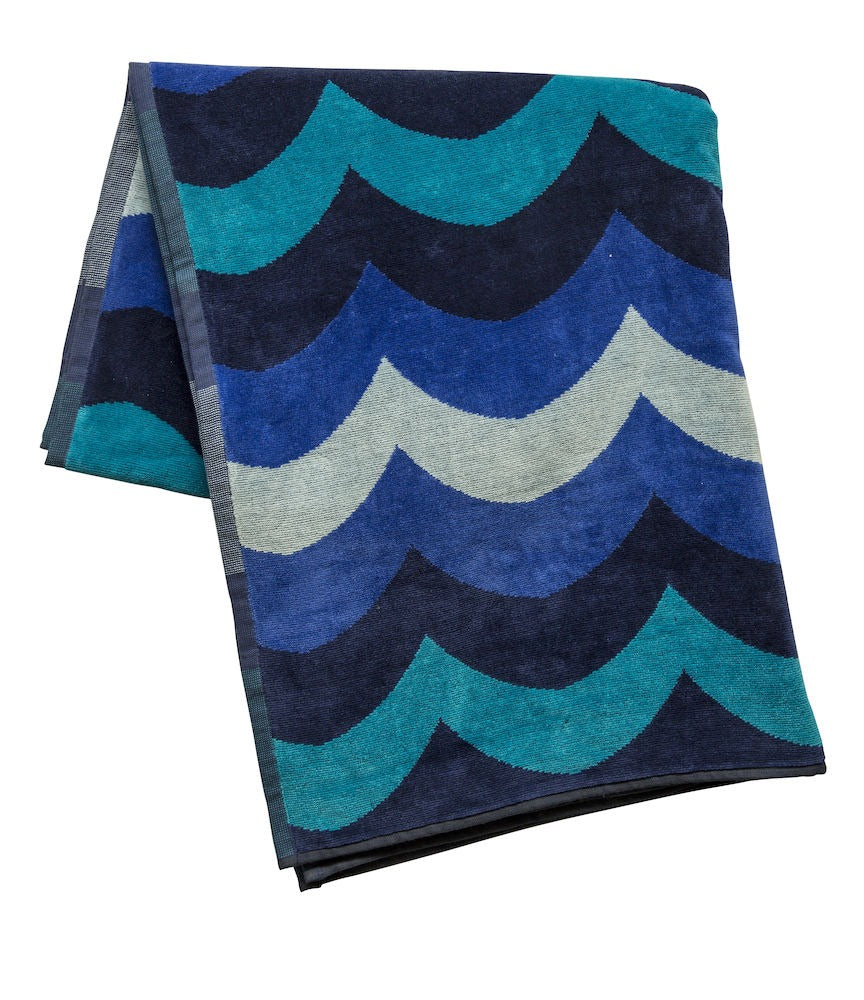 Wave beach towel