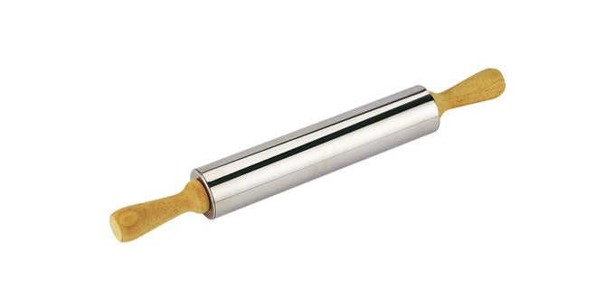 Stainless Steel Rolling Pin Cm 25 Diam. Cm 5 Delicia