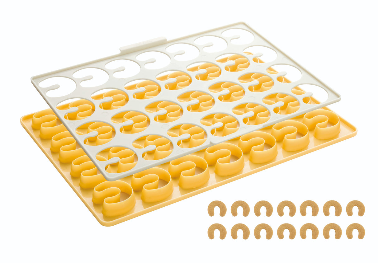 Cookie Cutting Sheet For Crescent-Shaped Rolls Delicia