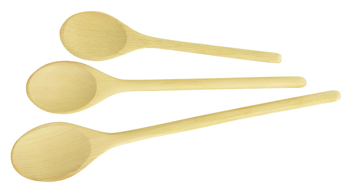 Set 3 Oval Spoons Woody