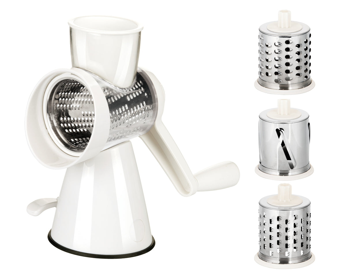Multi-Purpose Drum Grater  4 Grating Drums Handy
