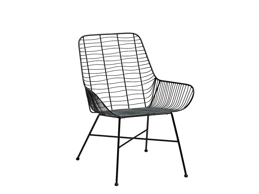 Chair Svale 67x63x77cm Black Iron