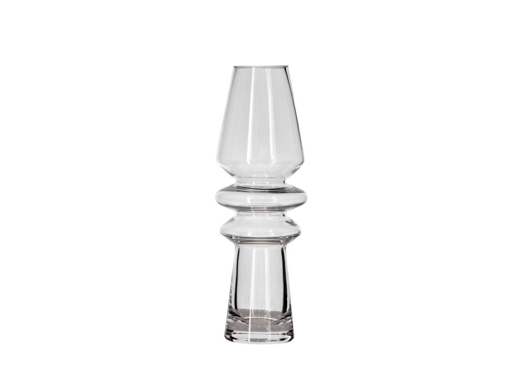 Vase Trio D9x25cm Clear Glass