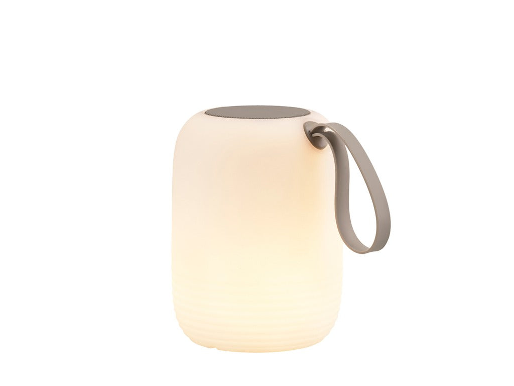 LED Lamp w. speaker Hav D17.5x23cm White PE