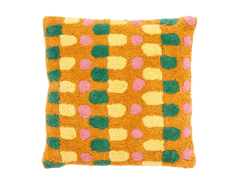 Cushion Styles 45x45cm Rose/Green/Brown/Yellow 100% Cotton