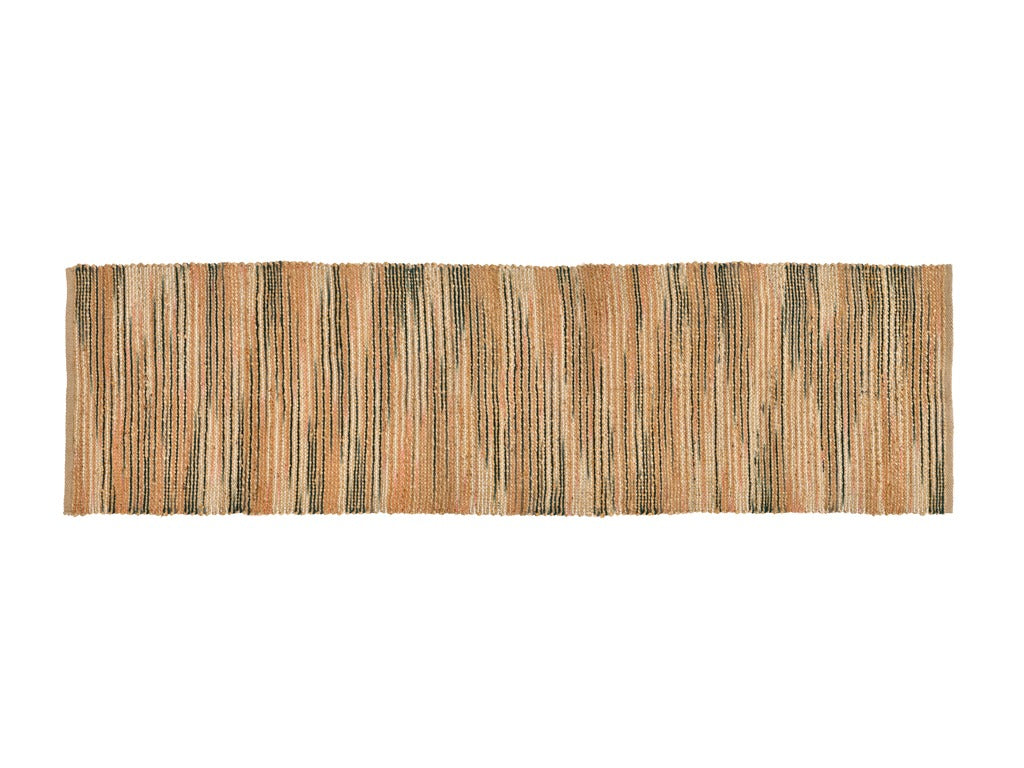 Rug Vem 70 x 250 cm Green/Nature/Rose