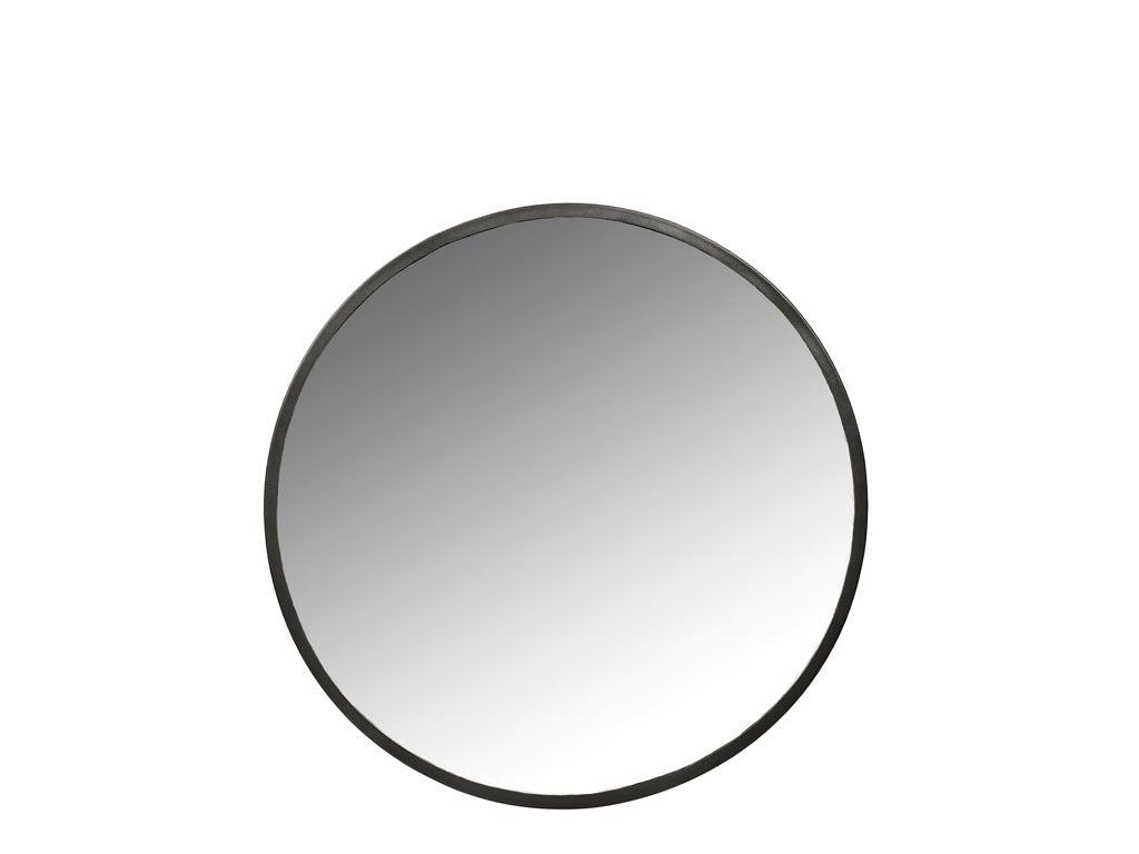 Mirror Vardo D50 cm Black Iron/Mirror