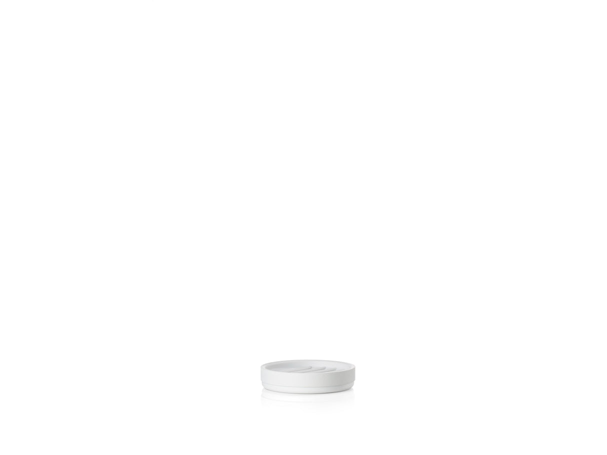 Soap dish Rim D10,8 cm White