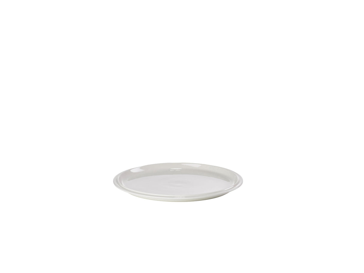 Plate Eau 24 cm Offwhite Porcelain