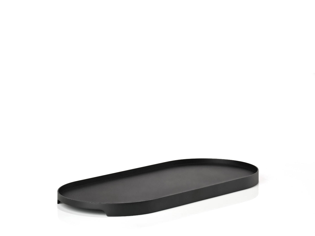 Tray Black Singles 16 cm Oval
